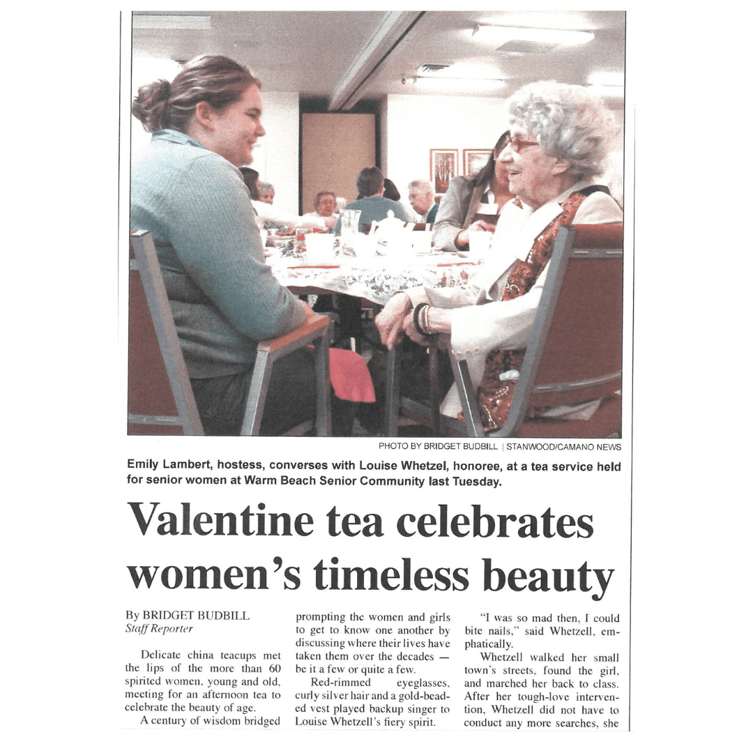 Valentine Tea Celebrates Beauty