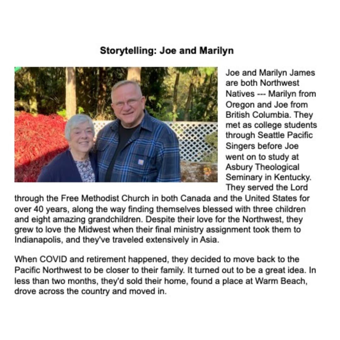 Storytelling with Joe & Marilyn